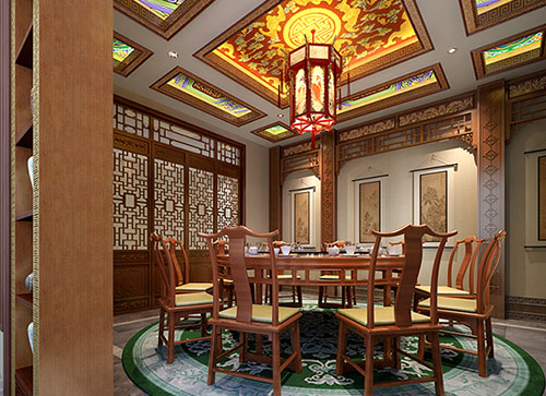 晋城中式古典风格家居装修设计效果图