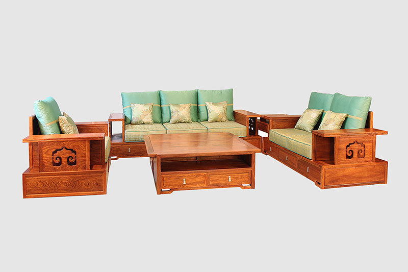晋城中式实木沙发简直太美了
